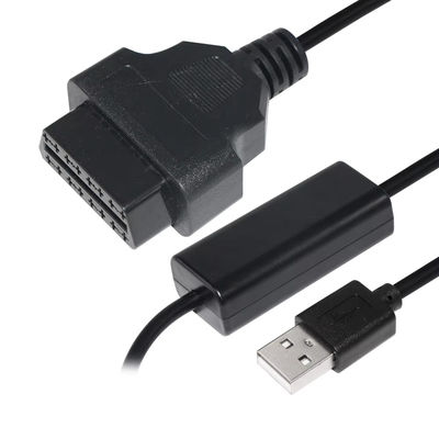 Καλώδιο αναβάθμισης τάσης USB προς OBD 5V έως 12V Μετατροπέας Step Up για συστήματα φόρτισης οχημάτων με προστασία από βραχυκύκλωμα (Εισόδου 5V Έξοδος 12V)
