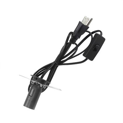 Ρυθμιζόμενος NEMA5-15P E14 Adapter Bulb Cable Dimmable Socket Converter με διακόπτη 303