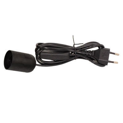 Ανθεκτικό καλώδιο EU Plug E27 Bulb Holder με 303 διακόπτη και πρίζα 2 πόντων για εσωτερικό/εξωτερικό φωτισμό - πιστοποιημένο CE (220-240V)
