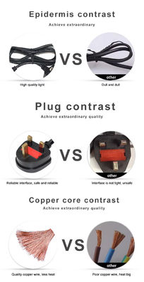 E26 UK Plug Socket Dimmable Bulb Adapter Cable for Table Lamp Ceiling Light, Brass Contact, 5A 250V Ηλεκτρική ρεύμα για τα φώτα τραπεζιού