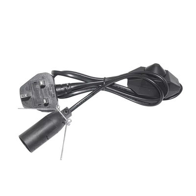 UK Plug E14 Bulb Holder Adapter Cable With Adjustable Dimmer Switch & CE Certification - BS1363 Standard Safety Lighting Accessories (Αναπροσαρμοζόμενο με διακόπτη φωτισμού)