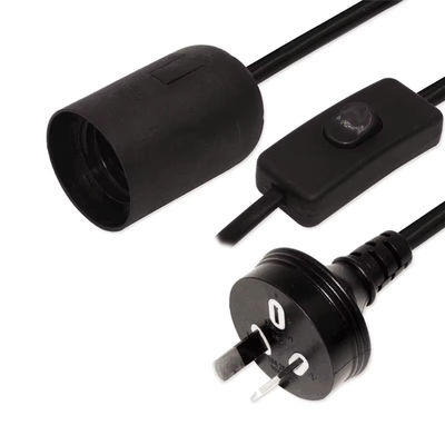AU Plug to E27 Lamp Socket Converter, 303 Switch Bulb Adapter 250V 10A για ανεμιστήρα οροφής / φωτιστικό