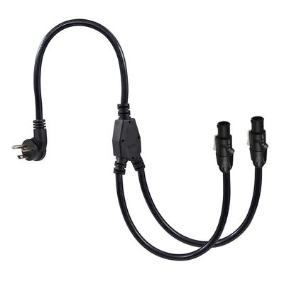NEMA 5-15P για διπλό καλώδιο PowerCON Y Splitter για φωτισμό σκηνής