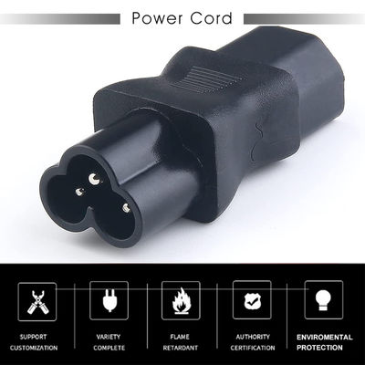 C13 έως C6 Adapter 10A 250V για εξοπλισμό κέντρου δεδομένων