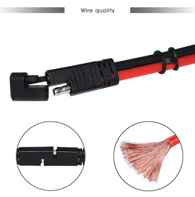 Υπερόβλητο καλώδιο 16AWG SAE προς SAE για ηλιακές γεννήτριες