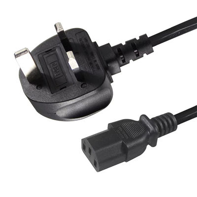 UK to C13 Power Cord 1.2M 250V 13A 16AWG Heavy Duty Cable για διακομιστές/ιατρικό εξοπλισμό/PDU κέντρου δεδομένων (CE/BS1363/RoHS)