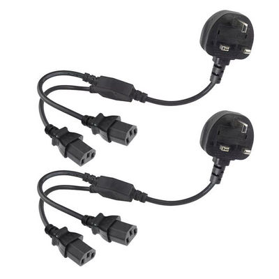 UK Plug to Multi C13 Power Cord 1.8M 250V 13A 16AWG PDU Cable για server rack/UPS/data center (BS1363/IEC 60320/RoHS)