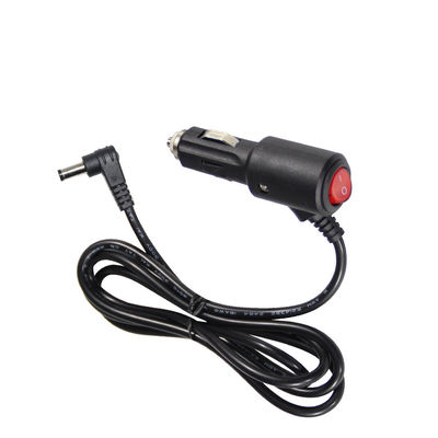 12V/24V γωνιακό φορτιστή αυτοκινήτου με διακόπτη ενεργοποίησης - 90 μοίρες καλώδιο παροχής συνεχούς τάσης για ηλεκτρονικά οχήματα και φόρτιση συσκευών USB