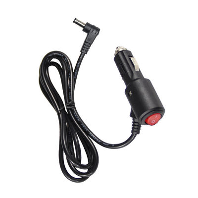 12V/24V γωνιακό φορτιστή αυτοκινήτου με διακόπτη ενεργοποίησης - 90 μοίρες καλώδιο παροχής συνεχούς τάσης για ηλεκτρονικά οχήματα και φόρτιση συσκευών USB