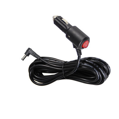 12V/24V γωνιακό φορτιστή αυτοκινήτου με διακόπτη ενεργοποίησης - 90 μοίρες καλώδιο παροχής συνεχούς τάσης για ηλεκτρονικά οχήματα και φόρτιση συσκευών USB