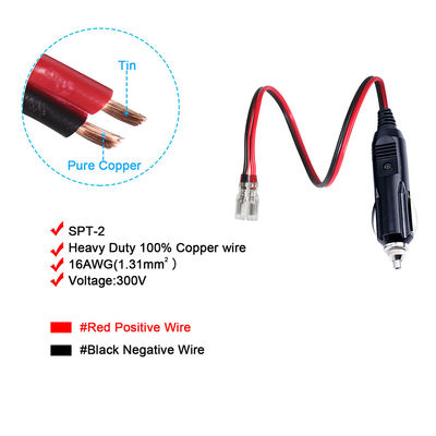12V αυτοκινητοκινητήρα Plug για Faston 850 Τερματικό καλώδιο σύνδεσης για παροχή ρεύματος DIY εφαρμογές