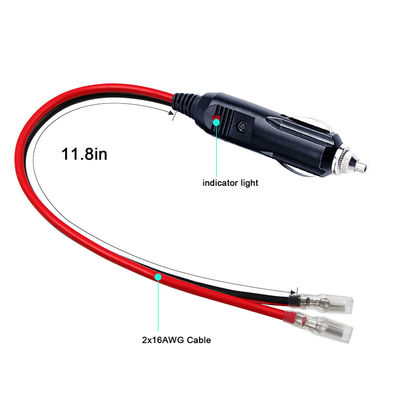 12V αυτοκινητοκινητήρα Plug για Faston 850 Τερματικό καλώδιο σύνδεσης για παροχή ρεύματος DIY εφαρμογές