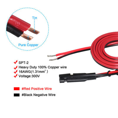 Σύνδεση πίνακα ηλιακής ενέργειας 12V 24V με καλώδιο κασσίτερου από χαλκό