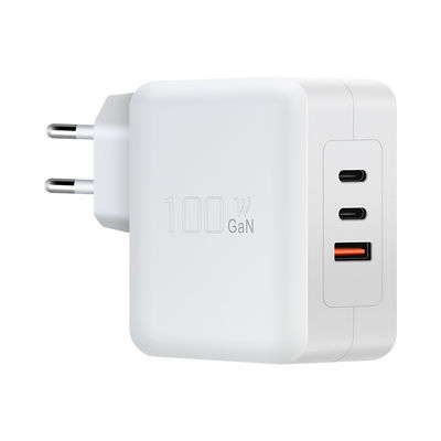 1A+2C 3 θύρα 100W PD Φορτιστής EU Plug Power Adapter για φόρτιση Laptop