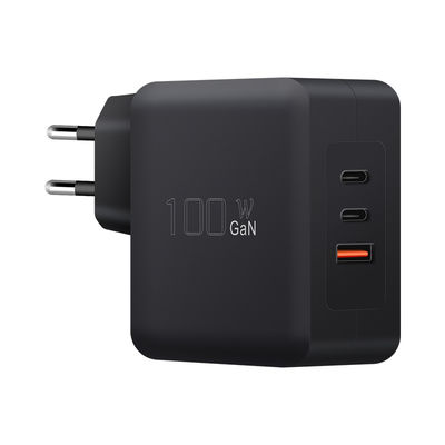 1A+2C 3 θύρα 100W PD Φορτιστής EU Plug Power Adapter για φόρτιση Laptop