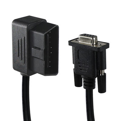 Καλώδιο διαγνωστικού προσαρμογέα OBD-II προς DB9 με 16-πιν αρσενικό σε 9-πιν σειριακό συνδέσμο για διεπαφή εργαλείου σάρωσης οχημάτων