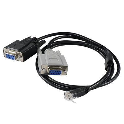Καλώδιο Μετατροπέα RJ45 σε Διπλό DB9 Αρσενικό Σειριακό για Διακομιστές Κονσόλας