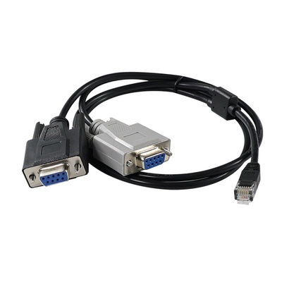 Καλώδιο Μετατροπέα RJ45 σε Διπλό DB9 Αρσενικό Σειριακό για Διακομιστές Κονσόλας