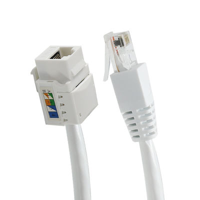Ασύνδετη θηλυκή-θηλυκή σύνδεση Keystone RJ45 Cat6 για πάνελ patch Ethernet ή πλάκες τοίχου 8P8C LAN Network Adapter