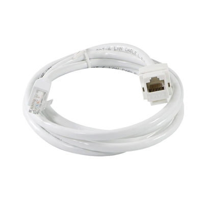 Ασύνδετη θηλυκή-θηλυκή σύνδεση Keystone RJ45 Cat6 για πάνελ patch Ethernet ή πλάκες τοίχου 8P8C LAN Network Adapter