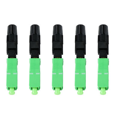 SC APC Simplex Single-Mode Fiber Optic Patch Cable (Καλωδίου σύνδεσης οπτικών ινών με μονό τρόπο)