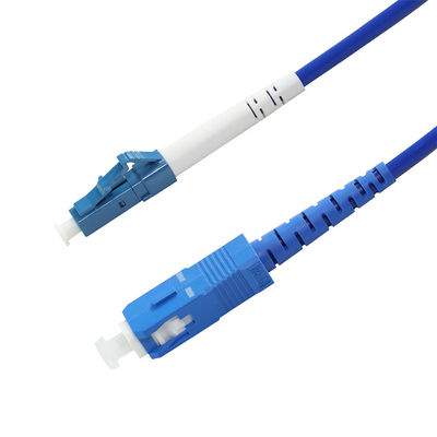 Καλώδιο σύνδεσης οπτικών ινών SC προς LC μονοτρόπος πολυτρόπος για κέντρα δεδομένων