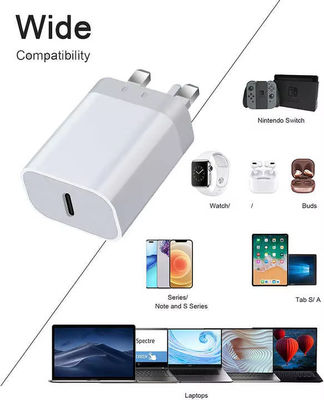 Γρήγορος φορτιστής 20W Type C PD Ασύρματος USB-C Adapter με Μαγνητική Γρήγορη Φόρτιση για Τηλέφωνα GAN 30W UK Plug Power Adapter