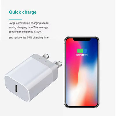 Γρήγορος φορτιστής 20W Type C PD Ασύρματος USB-C Adapter με Μαγνητική Γρήγορη Φόρτιση για Τηλέφωνα GAN 30W UK Plug Power Adapter