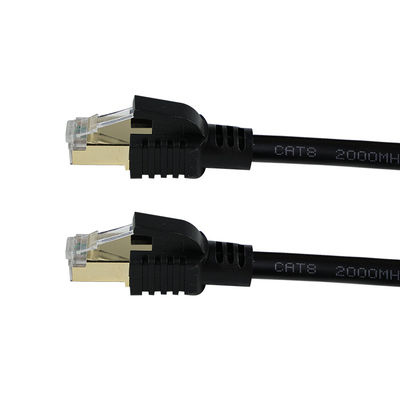 Καλώδιο Ethernet προστατευμένο CAT8 S/FTP 40Gbps Χρυσό RJ45