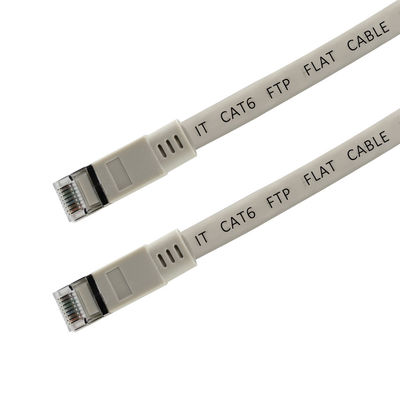CAT6 Επίπεδο Θωρακισμένο Καλώδιο Ethernet - FTP Καλώδιο Patch LAN με Συνδέσμους RJ45 για Router, Switch, Desktop, Χρήση Κέντρου Δεδομένων