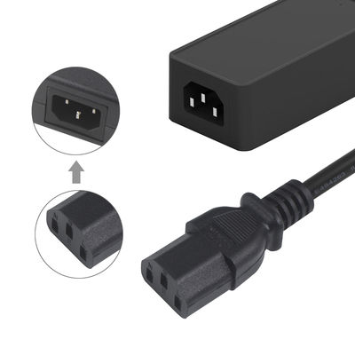 Καλώδιο τροφοδοσίας οθόνης QIUCABLE 12ft - Καλώδιο τροφοδοσίας υπολογιστή PC, NEMA 5-15P σε υποδοχή IEC C13 SJT 18AWG (B09N3K9VJT)