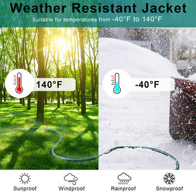 90 μοίρες επίπεδη πρίζα NEMA 5-15P έως 5-15R εξωτερικό καλώδιο επέκτασης 6ft