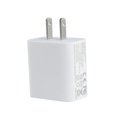 Φορτιστής τοίχου USB 2-Pin 20W Dual-Port ΗΠΑ – Προσαρμογέας τροφοδοσίας ταχείας φόρτισης Type-C & USB-A για τηλέφωνο, tablet, φωτογραφική μηχανή