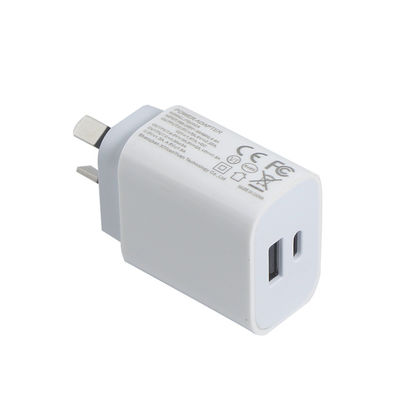 AU 2-Pin 20W Dual-Port Wall Charger   USB-C & USB-A Fast Charging Power Adapter για χρήση τηλεφώνου, tablet, κάμερας, ταξιδιών