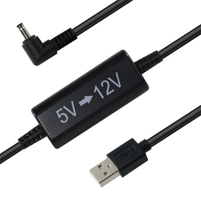 USB σε δεξιά γωνία DC 5V έως 12V Step-Up Power Cable - Αναπροσαρμοστής ενδυνάμωσης τάσης για δρομολογητή, λωρίδα LED, κάμερα, ανεμιστήρα