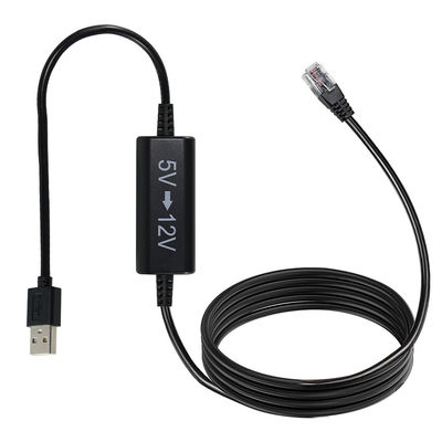 USB σε RJ45 Ethernet Power Injector Καλώδιο 5V σε 12V Step-Up μετατροπέας για IP κάμερα, δρομολογητή, Μίνι συσκευή POE