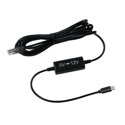 Καλώδιο εγχύσης ρεύματος USB-C σε RJ45 -5V έως 12V Step-Up Ethernet Adapter για κάμερα IP, σημείο πρόσβασης, συσκευή IoT