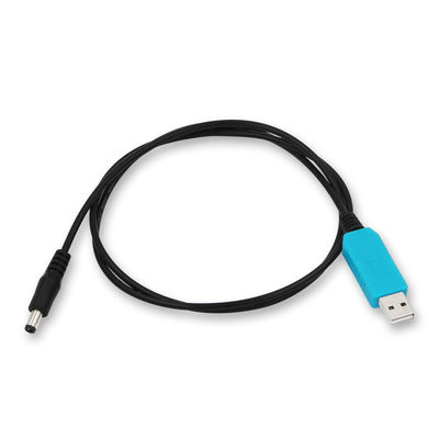 USB σε DC 5V έως 12V Step-Up καλώδιο ρεύματος με διαφανές μπλε / λευκό / ροζ κέλυφος- Boost Adapter για δρομολογητή, LED, συσκευή IoT