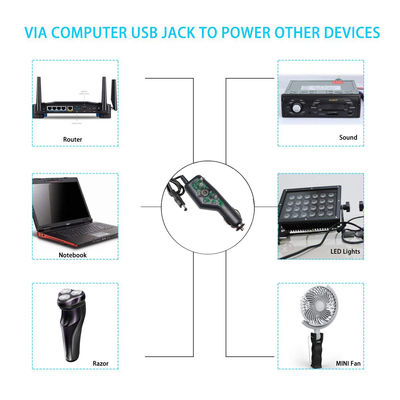 Μετατροπέας αναπτήρα αυτοκινήτου 12V σε βύσμα DC 5.5x2.1mm