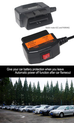 OBD2 σε DC 5.5x2.1mm καλώδιο τροφοδοσίας για Dash Cam- ACC / λειτουργία στάθμευσης Hardwire Adapter με έξυπνη διακοπή τάσης για 12V DVR αυτοκινήτου