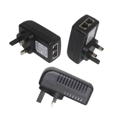 Μετασχηματιστής PoE Injector με βύσμα UK - Τροφοδοσία Power Over Ethernet 48V Active για IP Camera, Ασύρματο AP, Τηλέφωνο VoIP