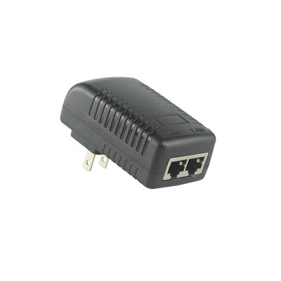ΗΠΑ Plug PoE Injector Adapter - 48V ενεργό ρεύμα μέσω Ethernet παροχή IEEE 802.3af/at για IP κάμερες, ασύρματο AP, VoIP τηλέφωνα