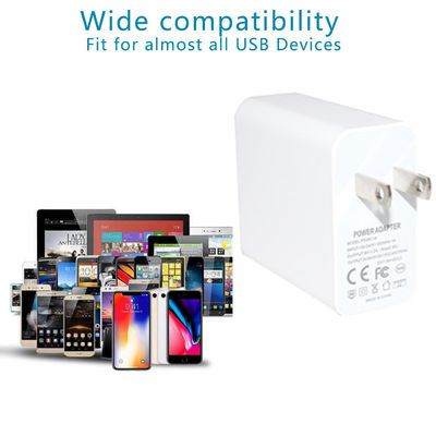 45W US Plug Dual Port Wall Charger με USB-C και USB-A