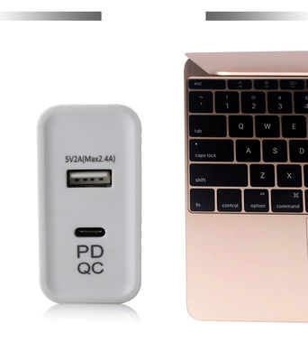45W US Plug Dual Port Wall Charger με USB-C και USB-A