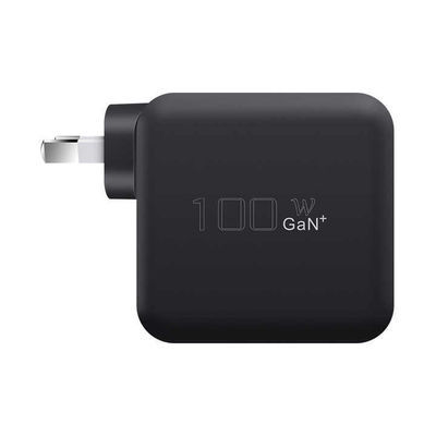 Ηλεκτρονική συσκευή φόρτισης USB-C 100W για το τοίχωμα ∙ 2-Pin High Power Adapter για φορητό υπολογιστή, tablet, τηλέφωνο, συσκευές τύπου C (100 ∙ 240V εισροή)