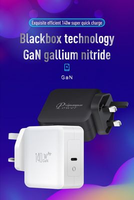 Φορτιστής τοίχου USB-C 140W UK Plug – Προσαρμογέας γρήγορης φόρτισης 2 ακίδων υψηλής ισχύος για φορητό υπολογιστή, tablet, συσκευές Type-C (Είσοδος 100–240V)