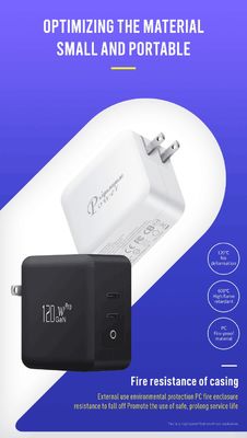 Φορτιστής τοίχου US 2-Pin με μία θύρα USB-C, Έξοδος 140W υψηλής ταχύτητας, Προσαρμογέας γρήγορης φόρτισης για φορητό υπολογιστή/κινητό