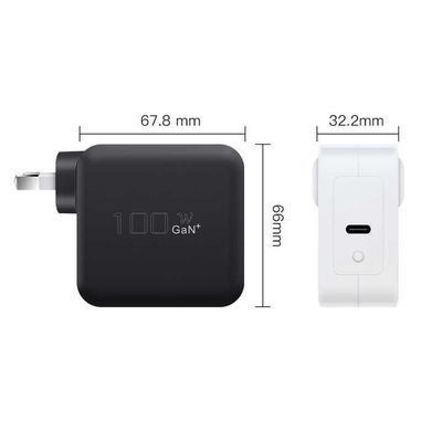 Φορτιστής τοίχου USB-C AU 2 ακίδων, έξοδος υψηλής ταχύτητας 100W Type-C Power Adapter για φορητό υπολογιστή, tablet, κινητή συσκευή