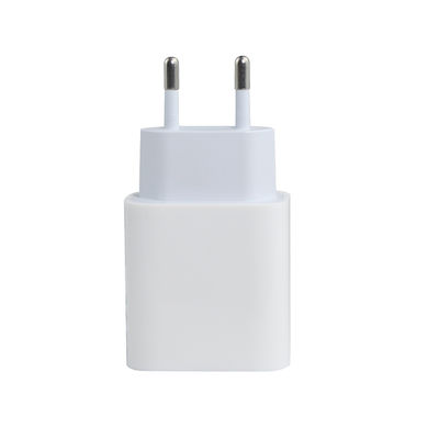 EU 2-Pin Wall Charger με θύρες USB-C και USB-A, 20W συμπαγής διπλής θύρας προσαρμογός ισχύος για φόρτιση τηλεφώνου & tablet