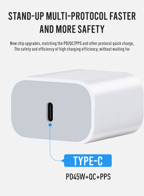 AU 2-Pin USB-C Wall Charger, 45W Fast Output Power Adapter για φορητό υπολογιστή, tablet, smartphone